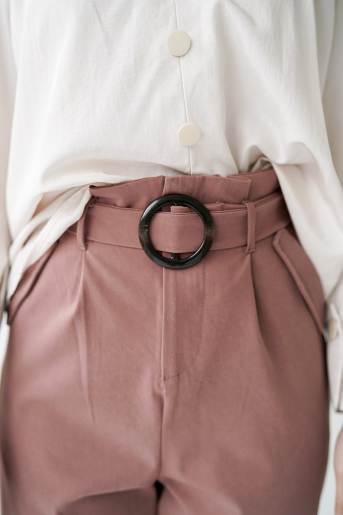 Augus Tapered Pants in Mauve