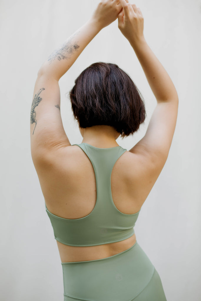 Go With The Flow Bra in Fern